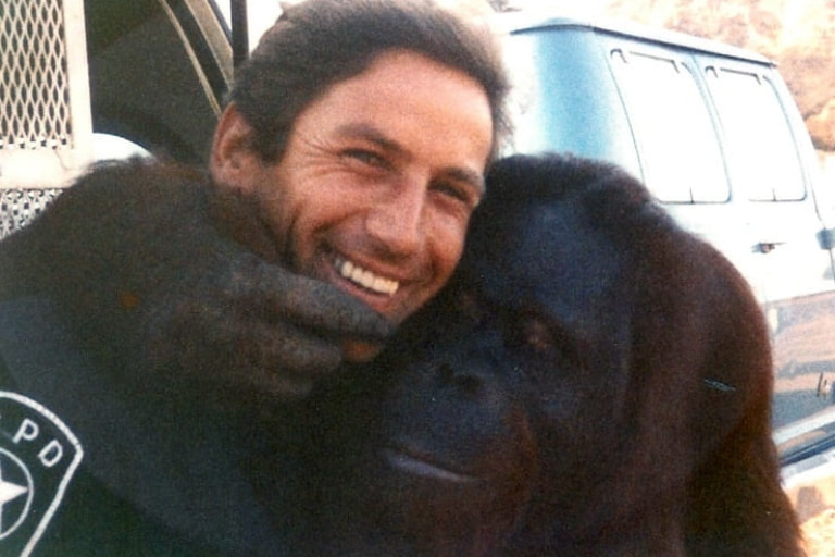 Jim P With a Gorilla